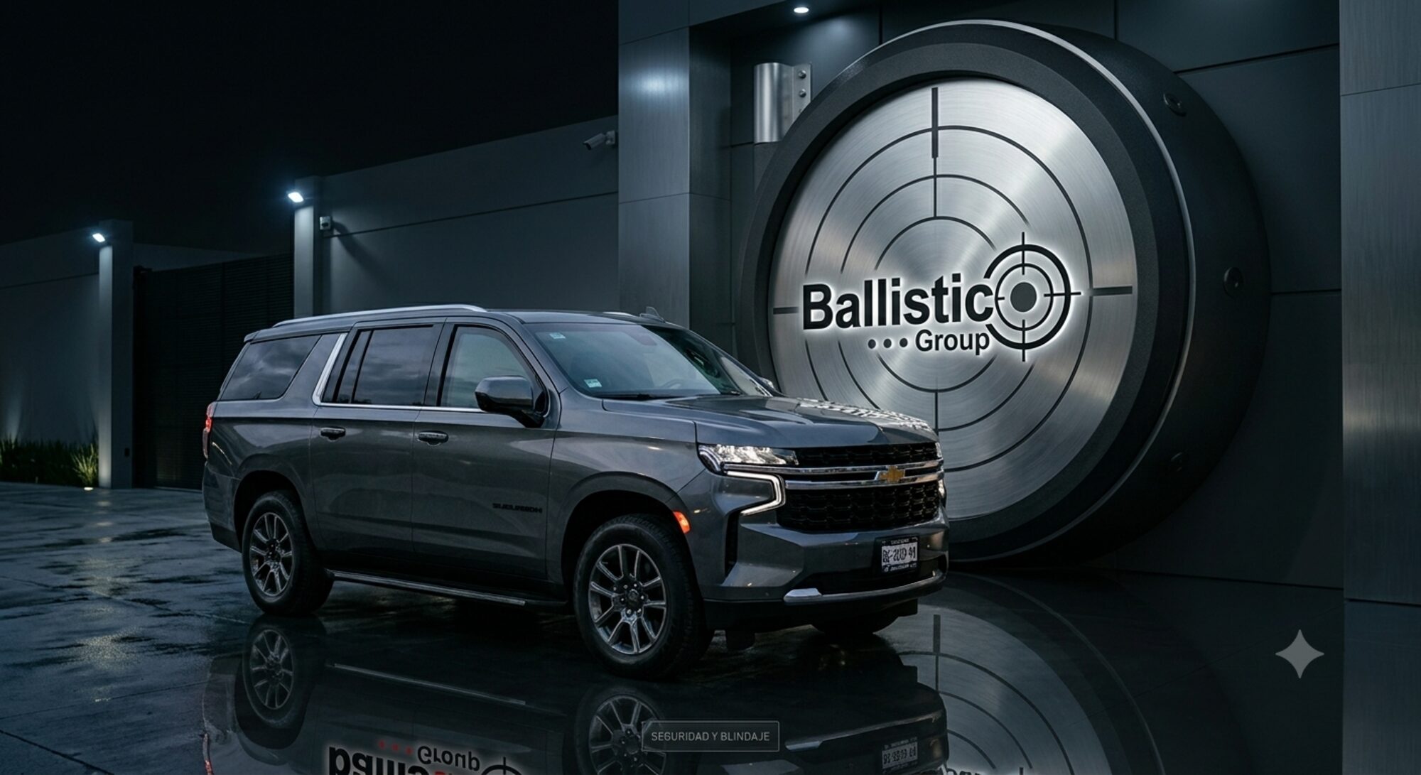 Camioneta blindada por Ballistic Group en México